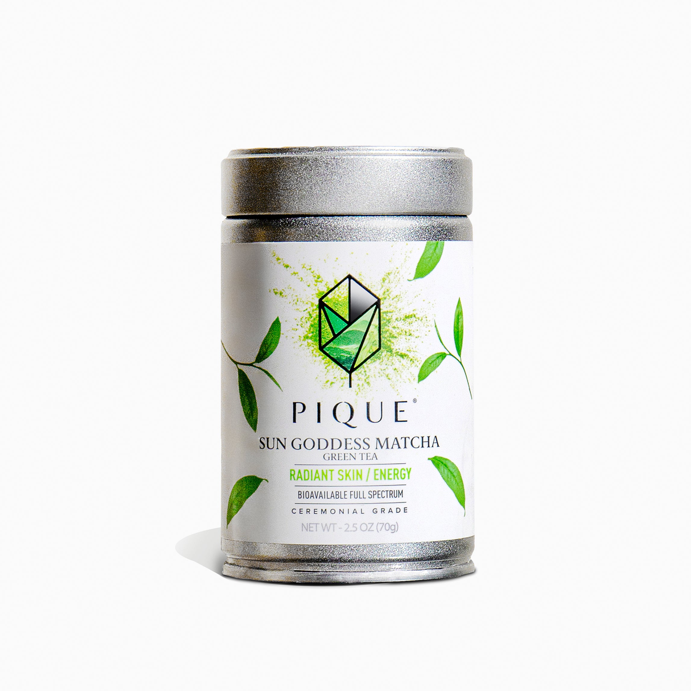 Sun Goddess Matcha Tea Tin | Organic Ceremonial Grade Matcha | Pique