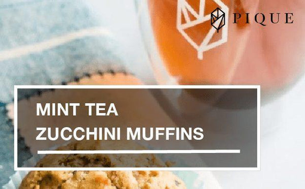 Mint Tea Zucchini Muffins