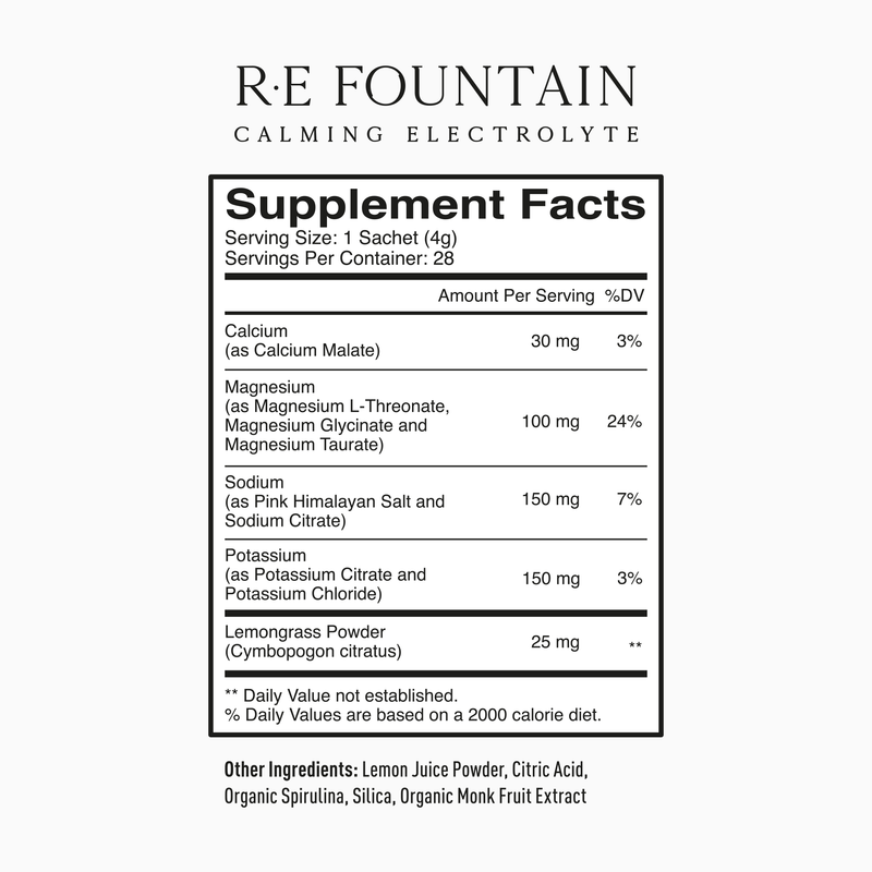 R•E Fountain | Calming Electrolyte