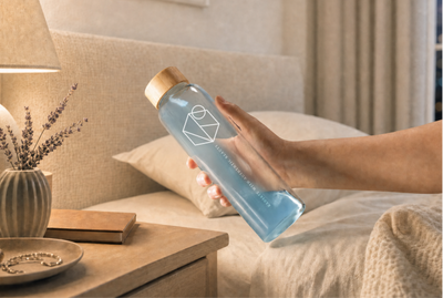A bottle of R·E Fountain calming electrolyte