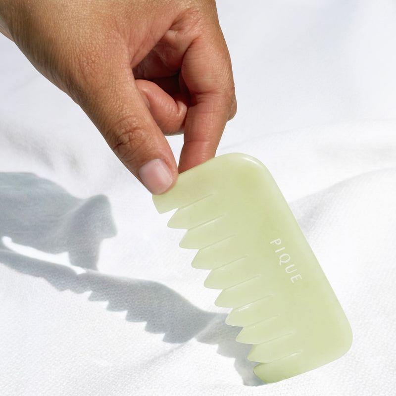 Jade Gua Sha Comb