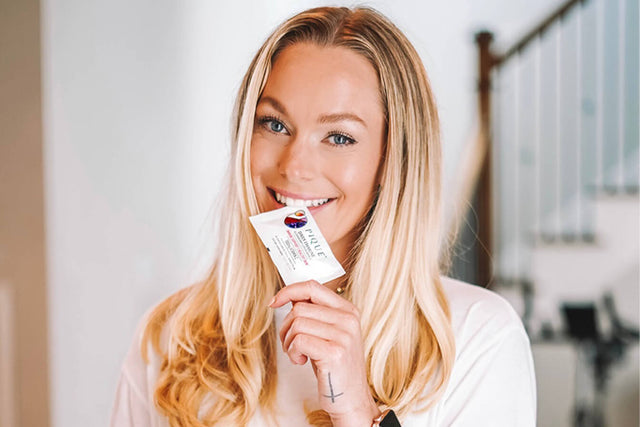 “I’ve been upping my Vitamin C with my holy grail supplement from Pique. I noticed a glow in my skin and I feel immediately better after taking it. I’m obsessed!”