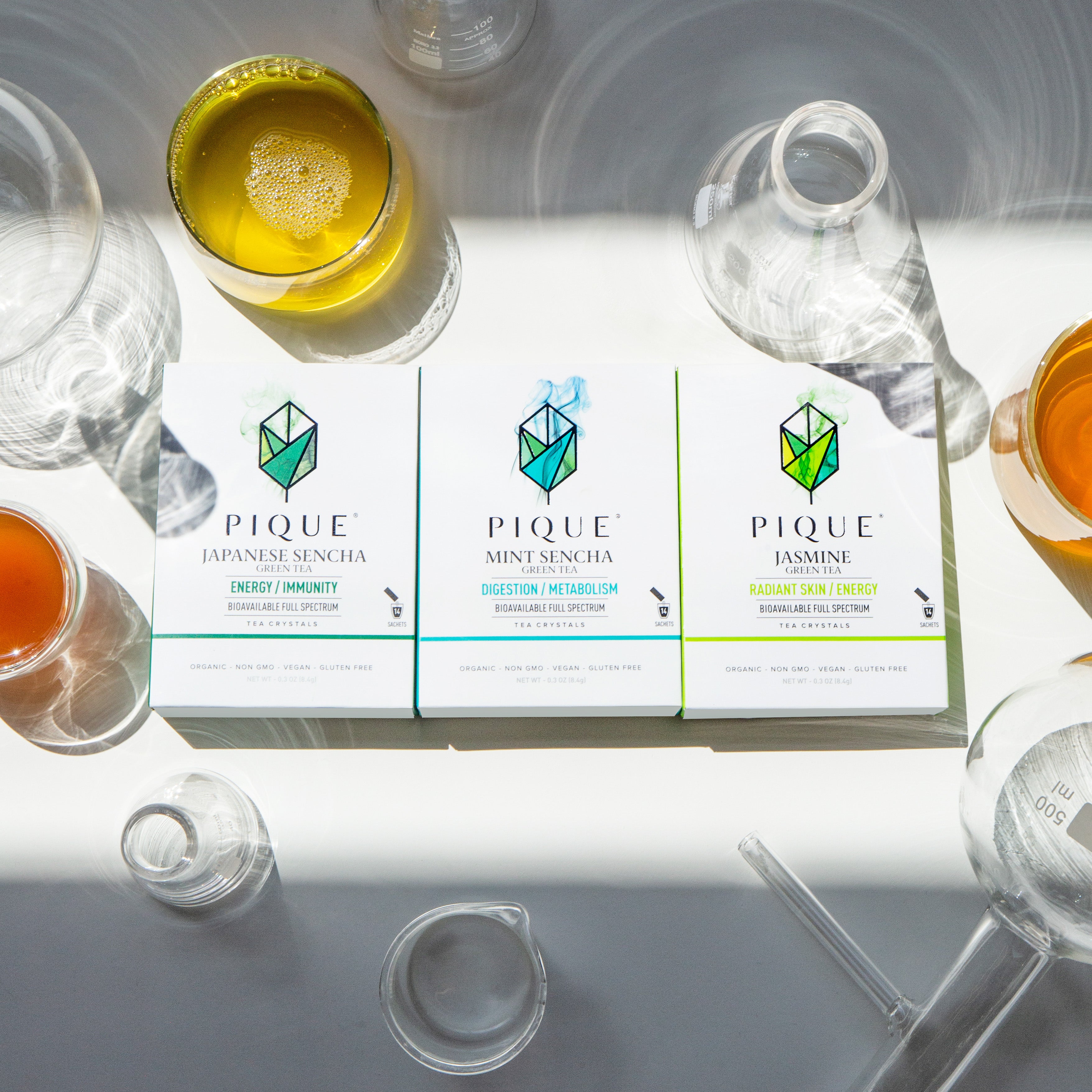 Green Tea Sampler | 3 Green Teas Sampler | Pique Tea