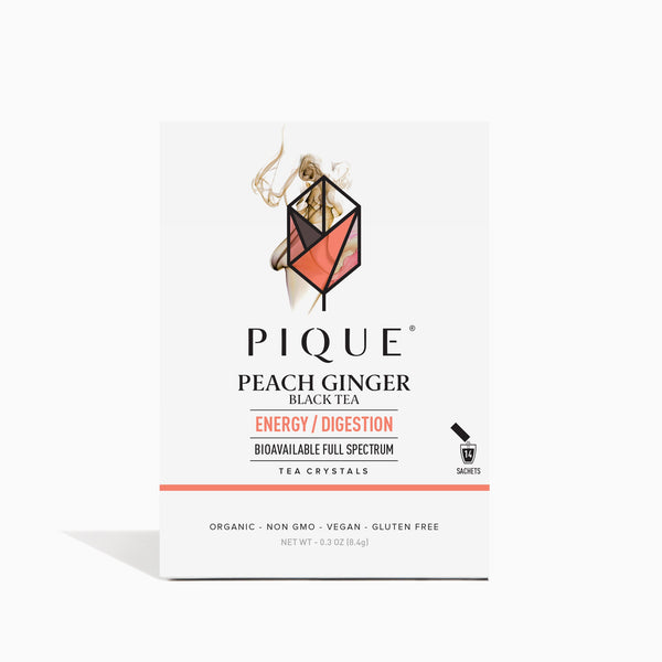 Peach Ginger Black Tea | Organic Peach Tea | Pique Tea
