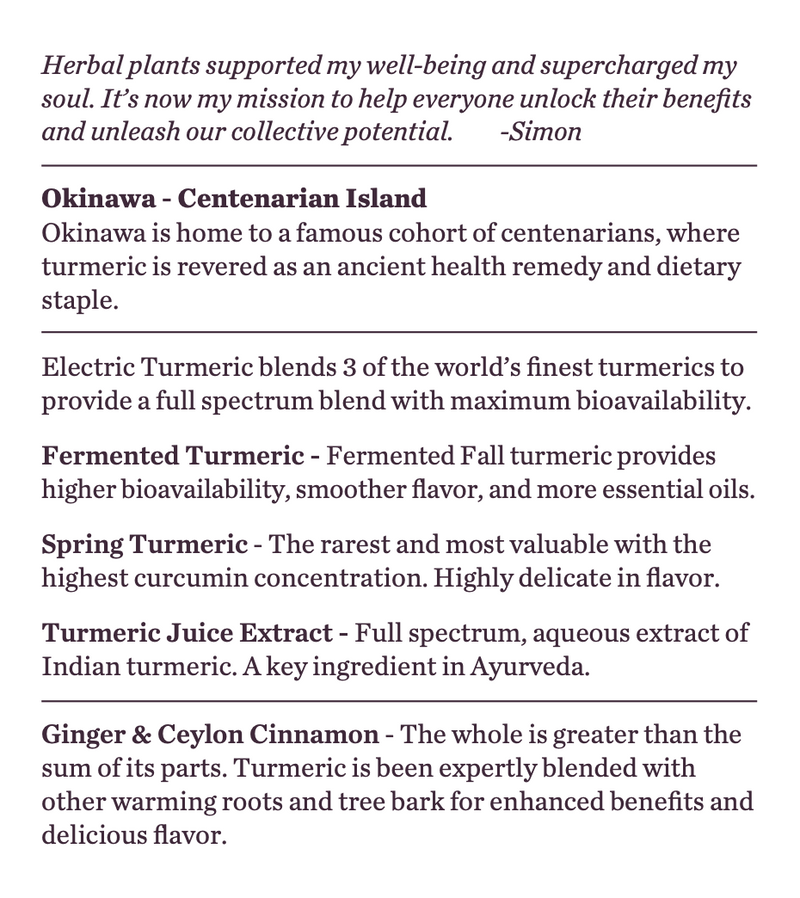 Electric Turmeric Trio - 8% OFF